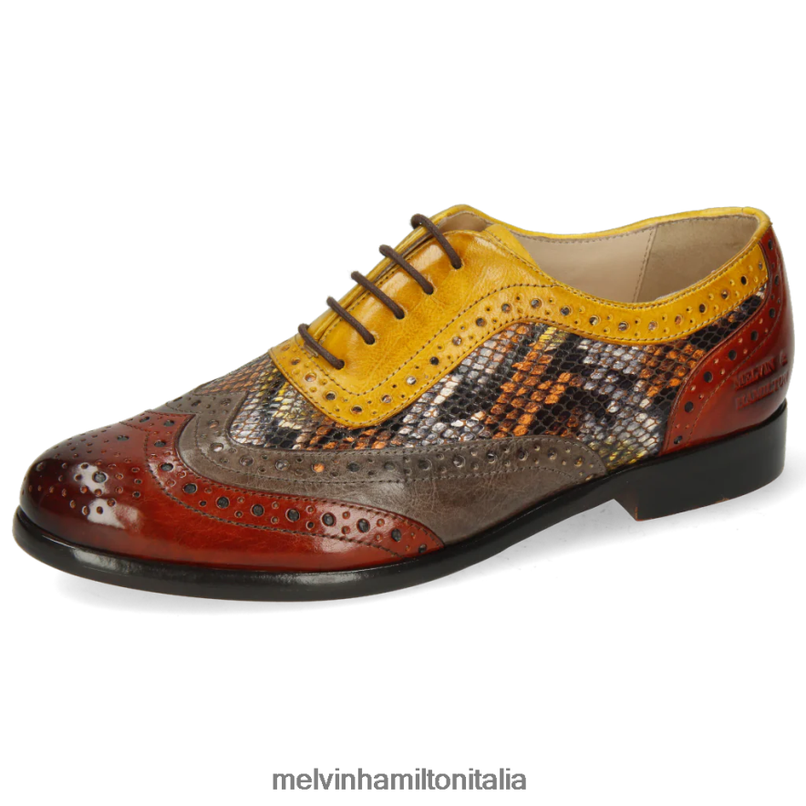 esso Melvin & Hamilton donne Selina 56 multi scarpe oxford L80P2P1288