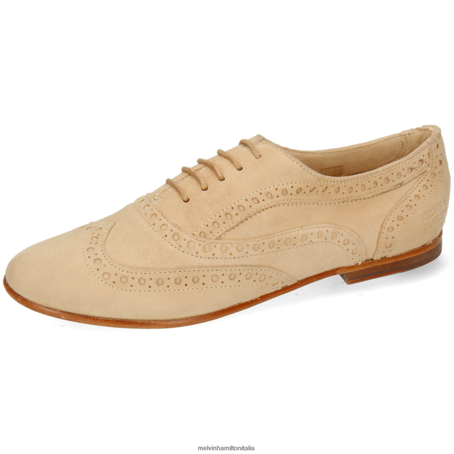 esso Melvin & Hamilton donne Sonia 1 beige scarpe oxford L80P2P1280