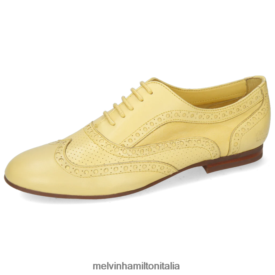 esso Melvin & Hamilton donne Sonia 1 giallo scarpe oxford L80P2P1297