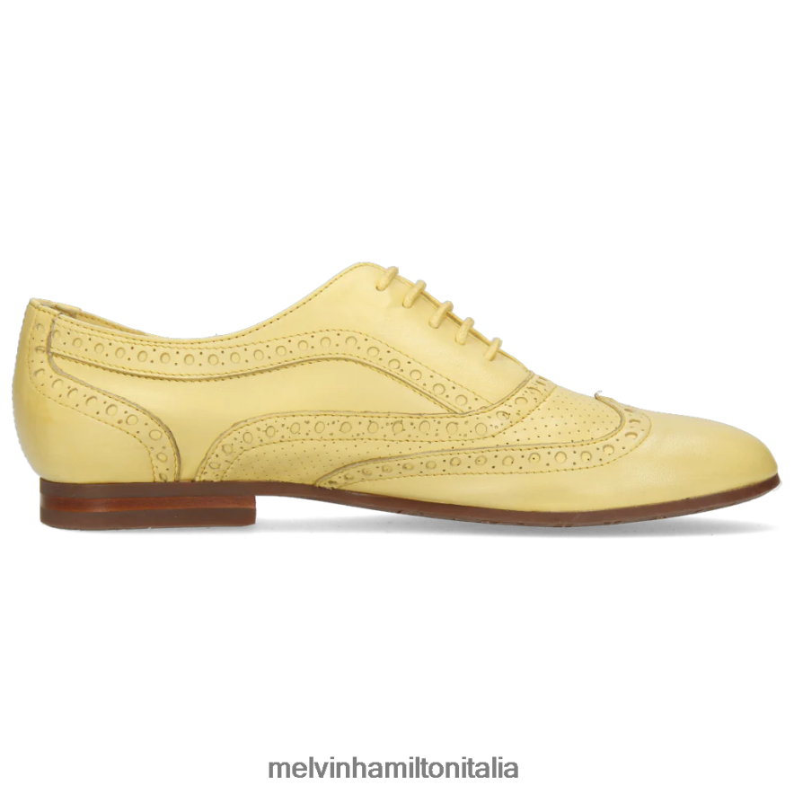 esso Melvin & Hamilton donne Sonia 1 giallo scarpe oxford L80P2P1297