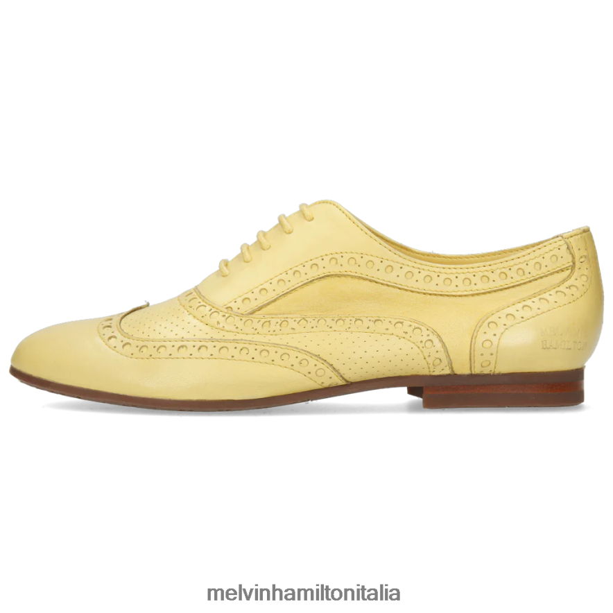 esso Melvin & Hamilton donne Sonia 1 giallo scarpe oxford L80P2P1297