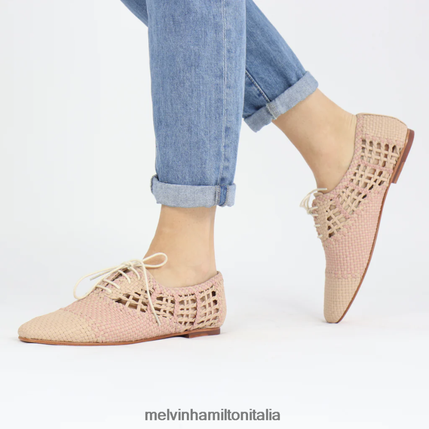 esso Melvin & Hamilton donne aviana 3 beige scarpe oxford L80P2P1294