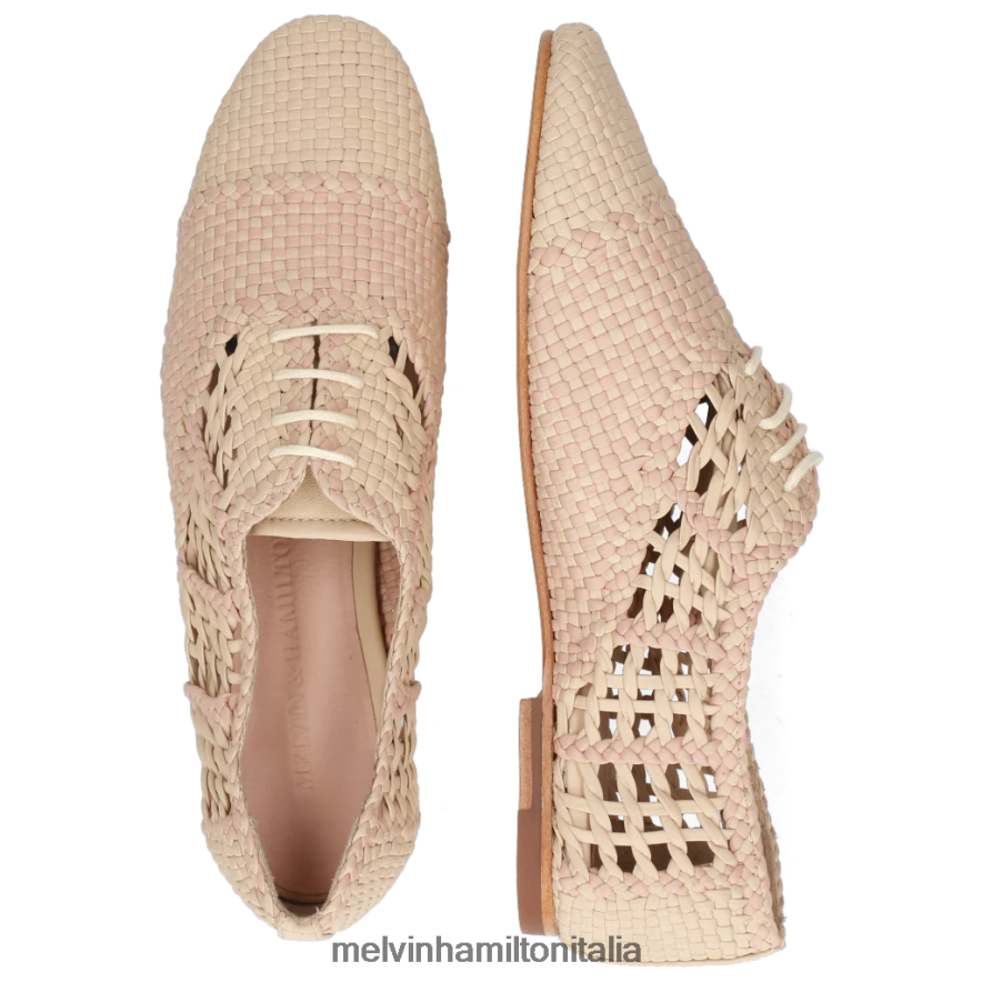 esso Melvin & Hamilton donne aviana 3 beige scarpe oxford L80P2P1294