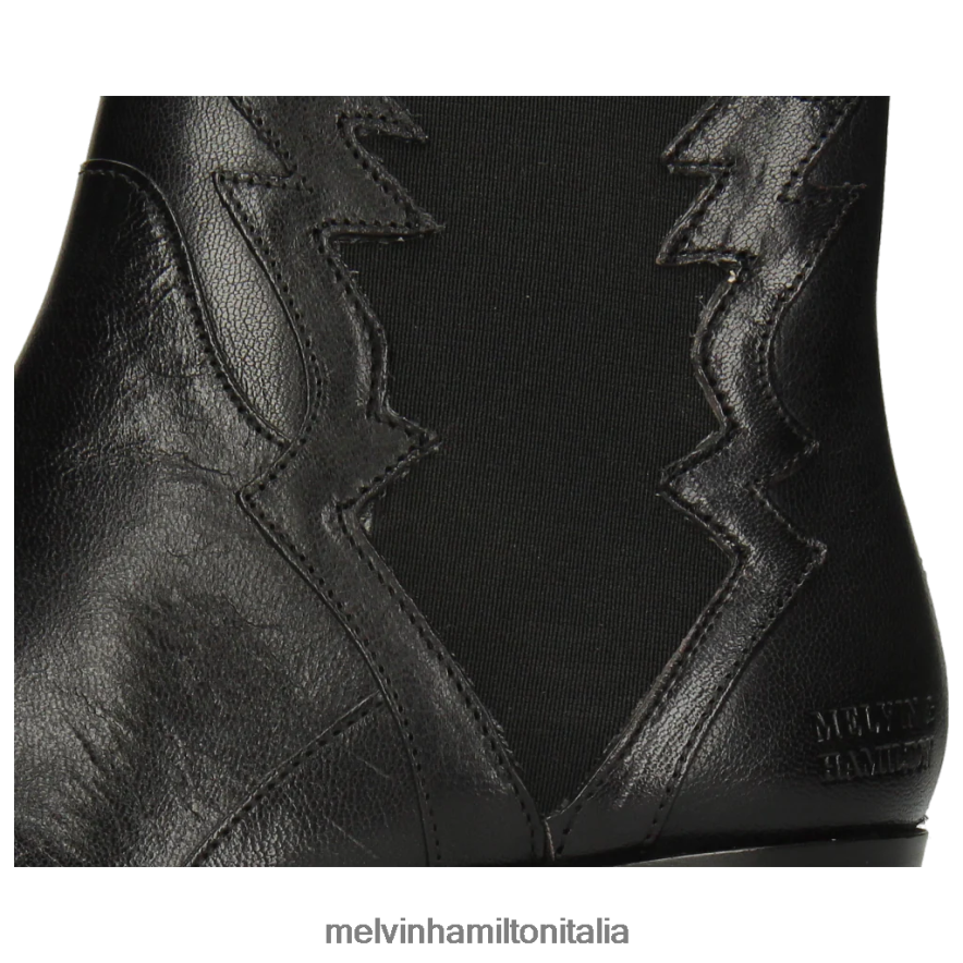 esso Melvin & Hamilton donne 1 maggio nero stivaletti L80P2P1133