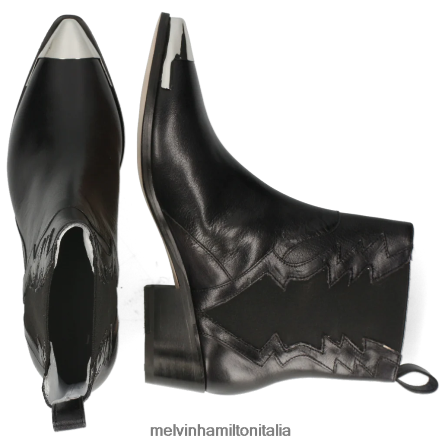 esso Melvin & Hamilton donne 1 maggio nero stivaletti L80P2P1133