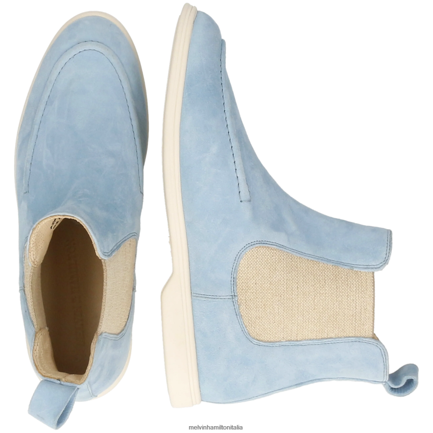 esso Melvin & Hamilton donne Adley 18 blu stivaletti L80P2P834