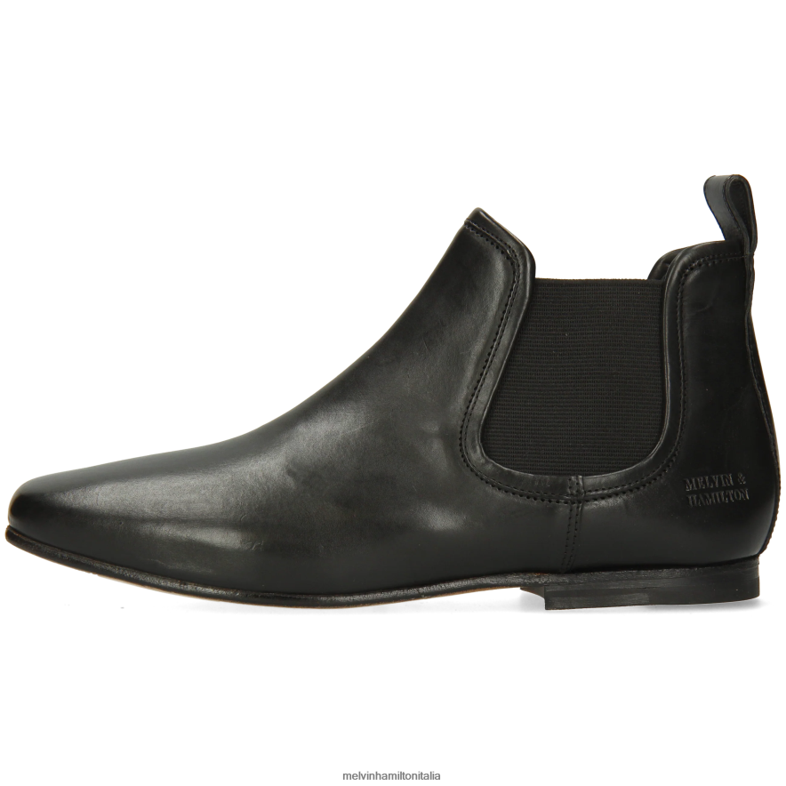 esso Melvin & Hamilton donne Camilla 3 nero stivaletti L80P2P1015
