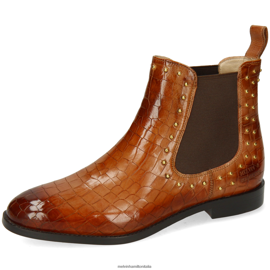 esso Melvin & Hamilton donne Caterina 3 Marrone chiaro stivaletti L80P2P968