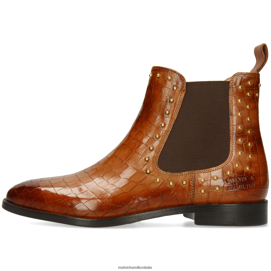 esso Melvin & Hamilton donne Caterina 3 Marrone chiaro stivaletti L80P2P968