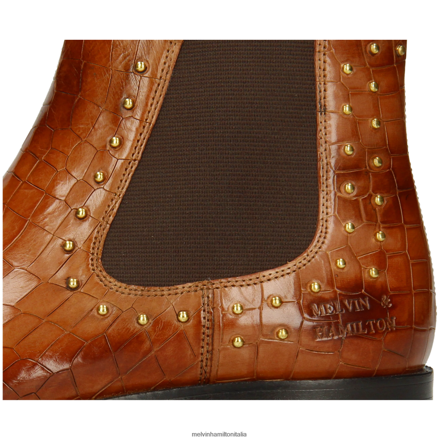 esso Melvin & Hamilton donne Caterina 3 Marrone chiaro stivaletti L80P2P968