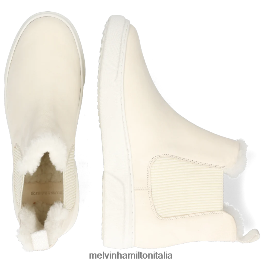 esso Melvin & Hamilton donne Hailey 2 bianco stivaletti L80P2P1050
