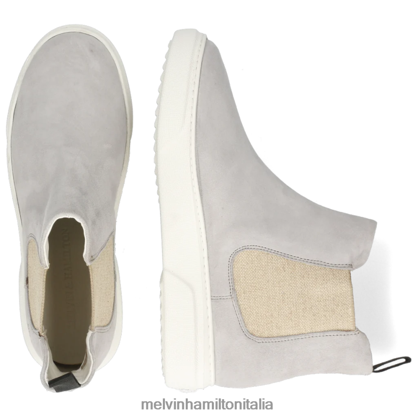 esso Melvin & Hamilton donne Hailey 2 grigio stivaletti DLT2BB1122