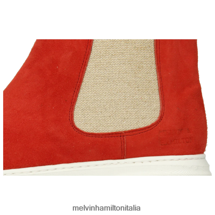 esso Melvin & Hamilton donne Hailey 2 rosso stivaletti L80P2P1118