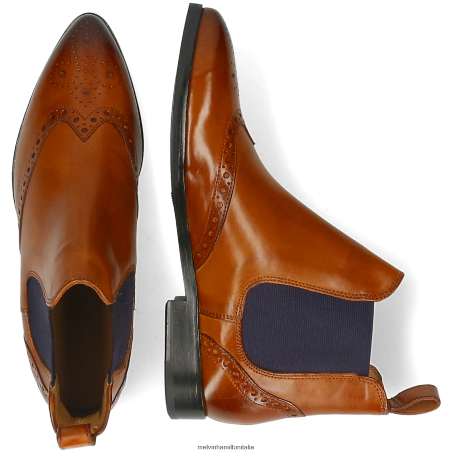 esso Melvin & Hamilton donne Jessy 4 marrone stivaletti L80P2P994