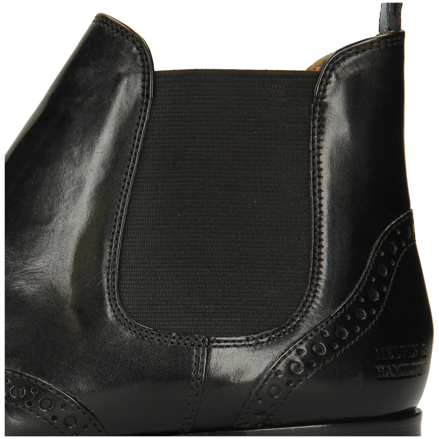 esso Melvin & Hamilton donne Jessy 4 nero stivaletti L80P2P1105