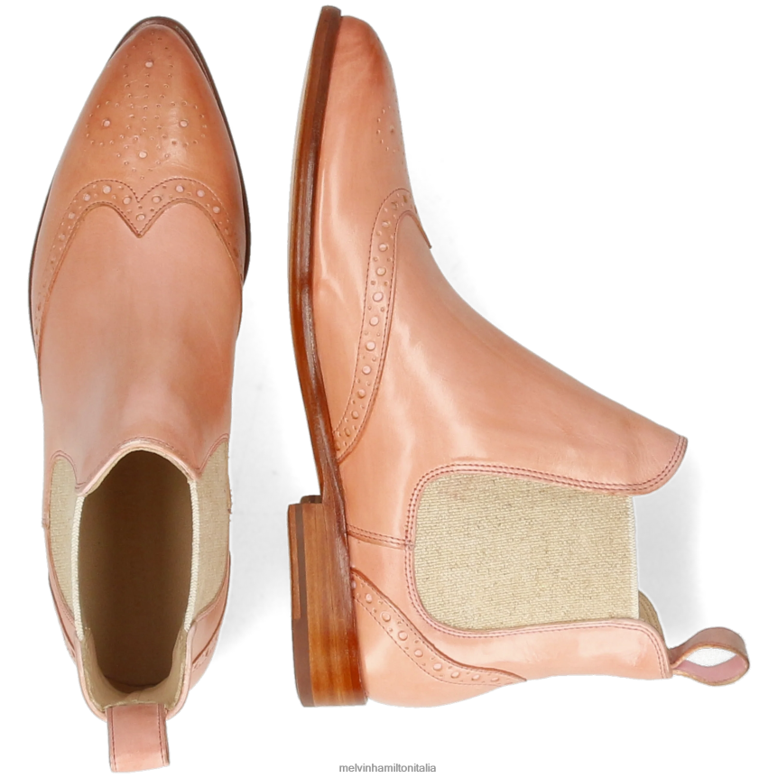 esso Melvin & Hamilton donne Jessy 4 rosa stivaletti DLT2BB847
