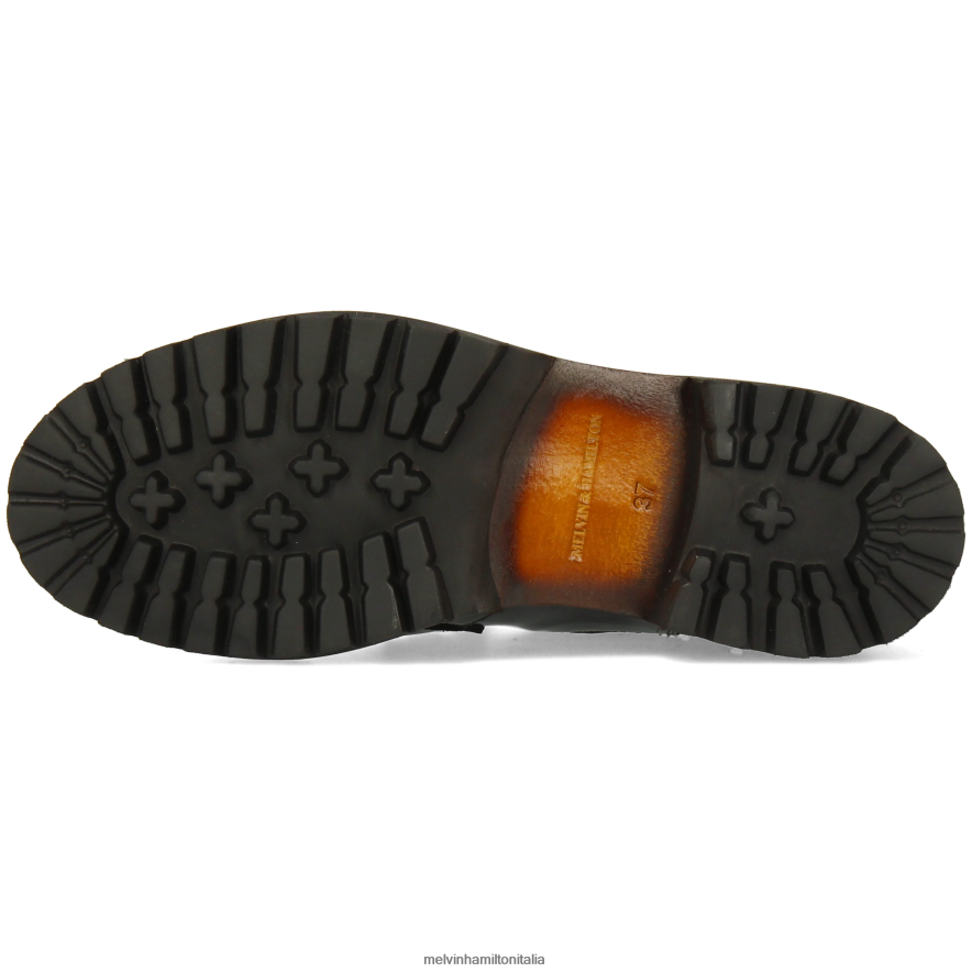 esso Melvin & Hamilton donne Maria 11 nero stivaletti L80P2P959