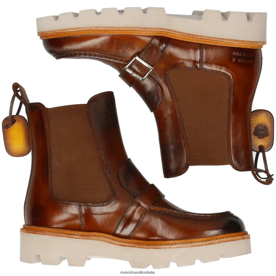 esso Melvin & Hamilton donne Maria 2 marrone stivaletti L80P2P940
