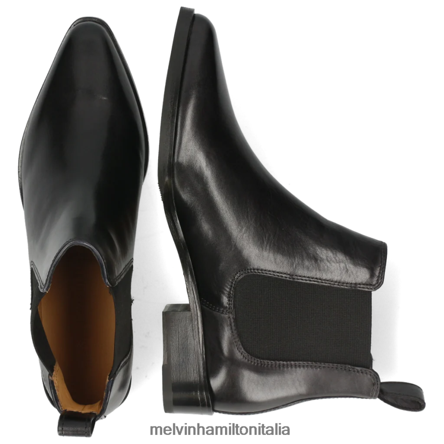 esso Melvin & Hamilton donne Marlin 4 nero stivaletti L80P2P989