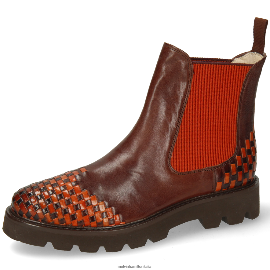 esso Melvin & Hamilton donne Molly 10 marrone stivaletti L80P2P889