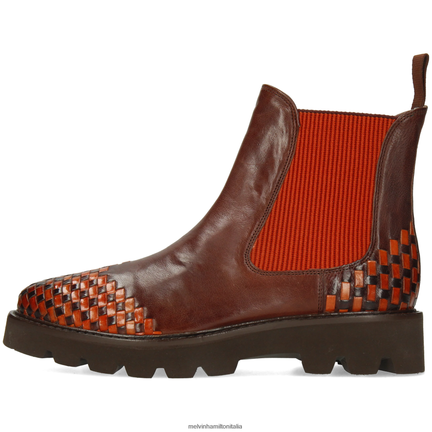 esso Melvin & Hamilton donne Molly 10 marrone stivaletti L80P2P889