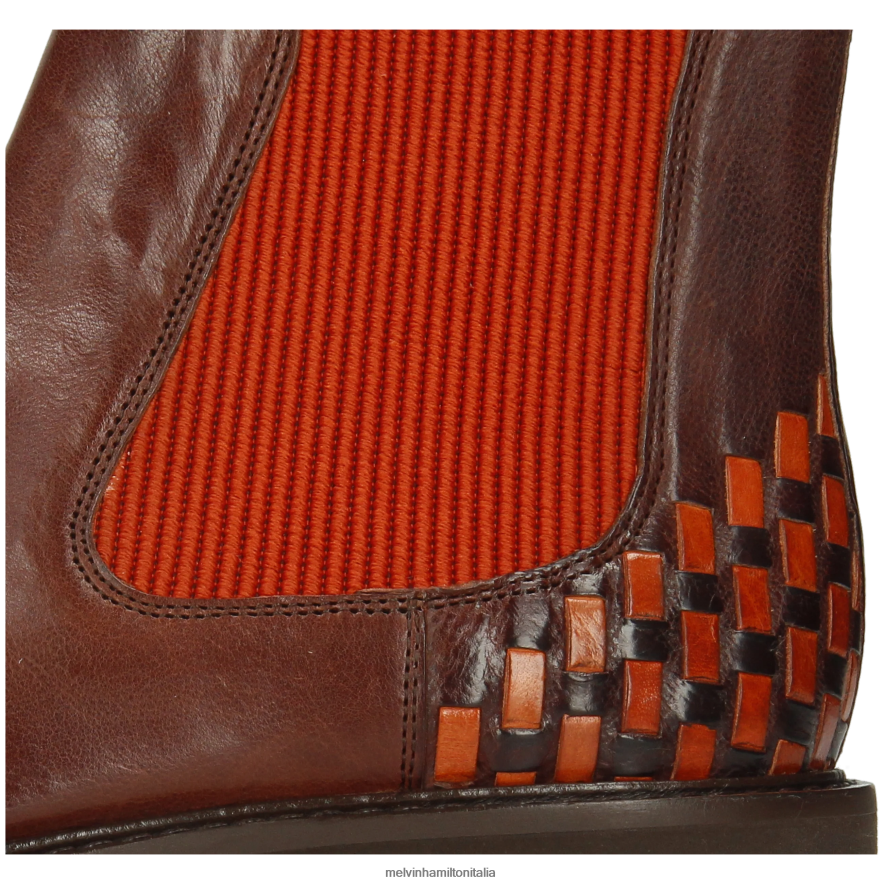 esso Melvin & Hamilton donne Molly 10 marrone stivaletti L80P2P889