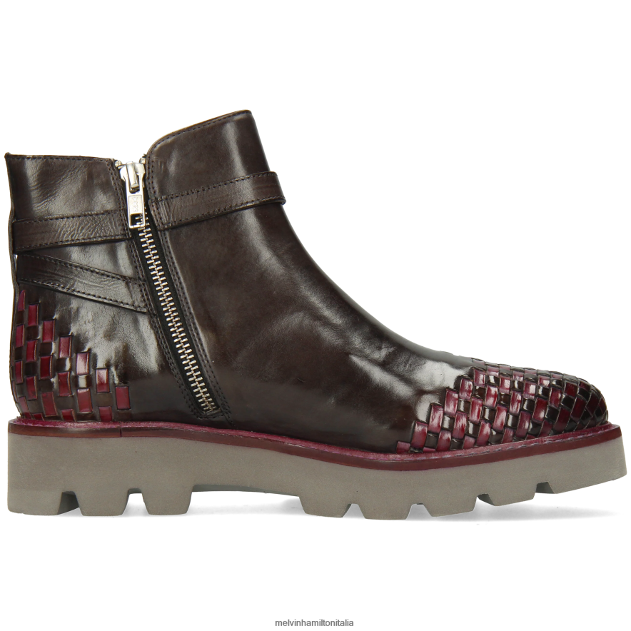 esso Melvin & Hamilton donne Molly 14 grigio stivaletti L80P2P934