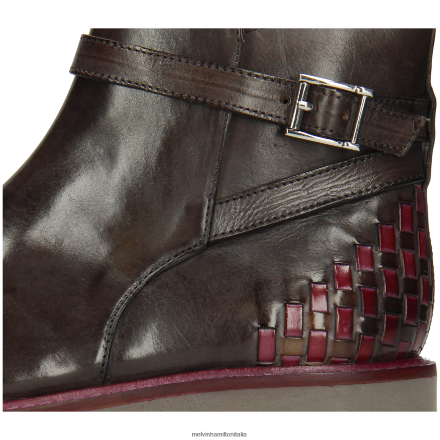 esso Melvin & Hamilton donne Molly 14 grigio stivaletti L80P2P934