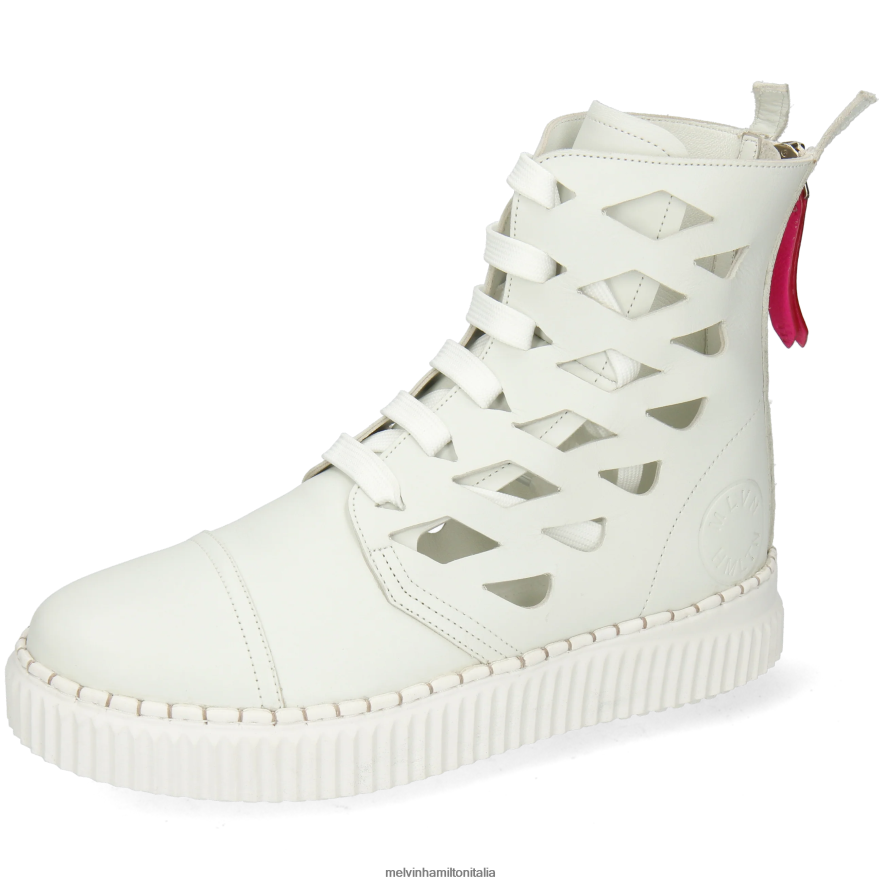 esso Melvin & Hamilton donne Nuri 1 bianco stivaletti L80P2P1000