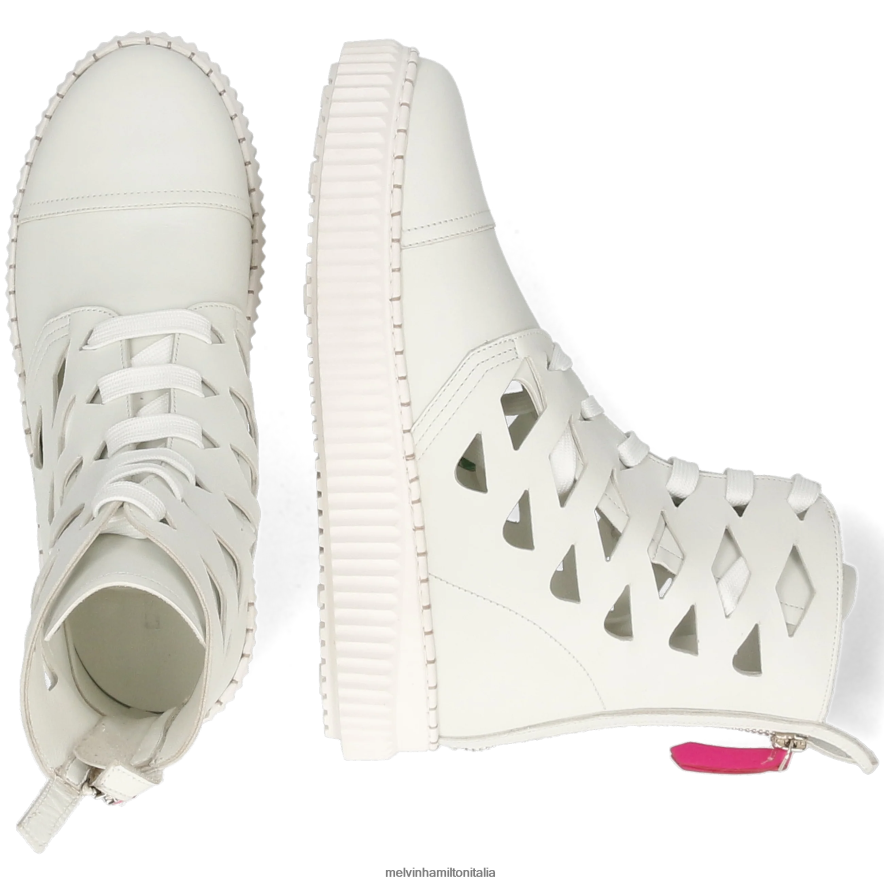 esso Melvin & Hamilton donne Nuri 1 bianco stivaletti L80P2P1000