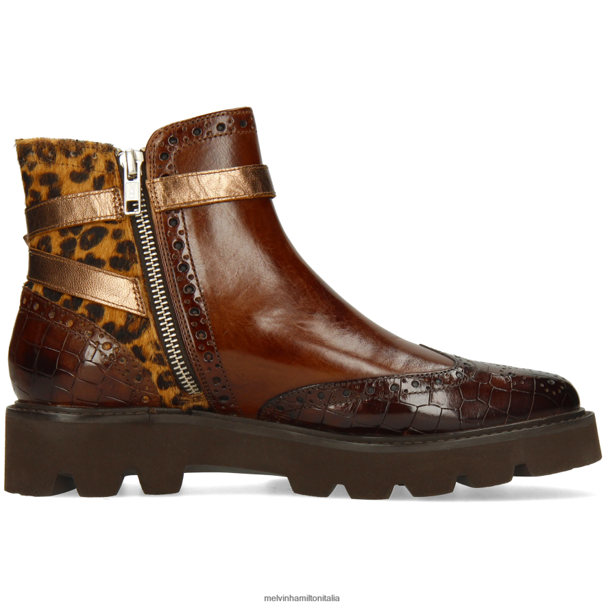 esso Melvin & Hamilton donne Selina 25 marrone stivaletti L80P2P894