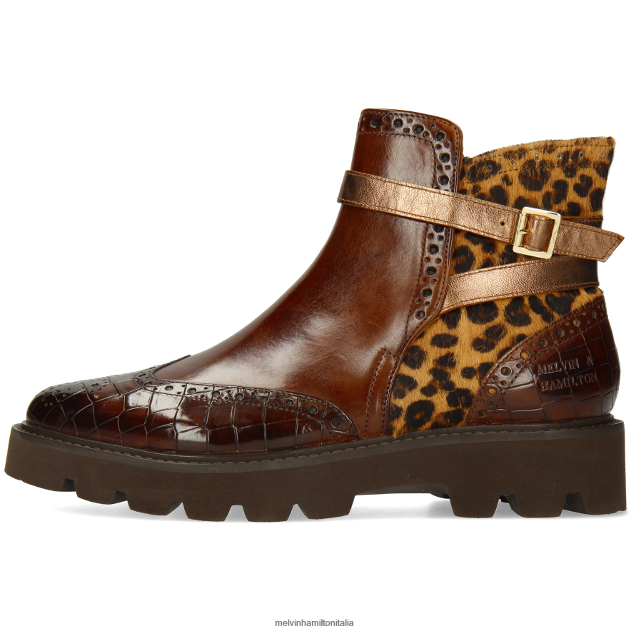 esso Melvin & Hamilton donne Selina 25 marrone stivaletti L80P2P894