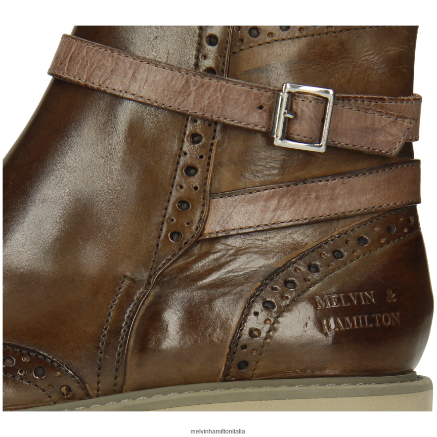 esso Melvin & Hamilton donne Selina 25 tortora stivaletti L80P2P904