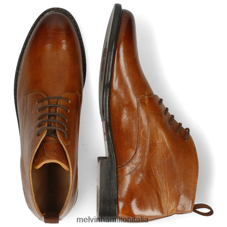 esso Melvin & Hamilton donne Selina 28 Marrone chiaro stivaletti L80P2P976