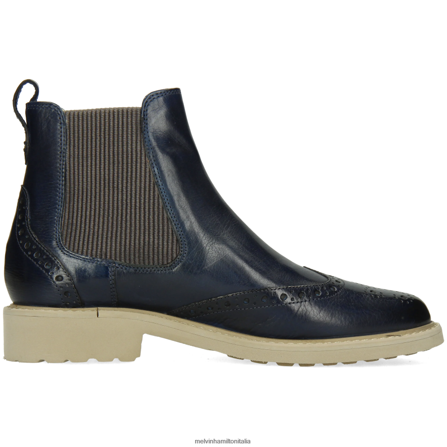 esso Melvin & Hamilton donne Selina 29 blu stivaletti L80P2P845