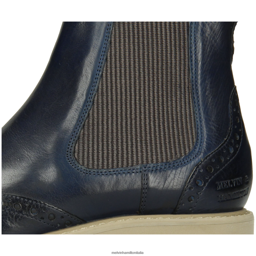 esso Melvin & Hamilton donne Selina 29 blu stivaletti L80P2P845
