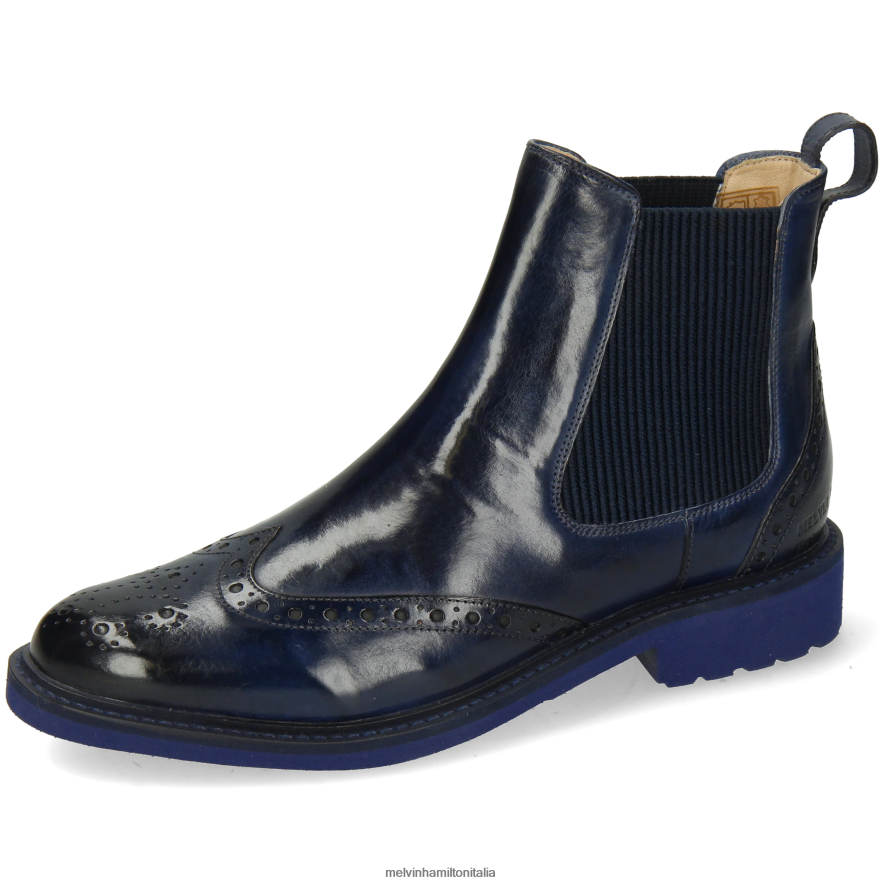 esso Melvin & Hamilton donne Selina 29 blu stivaletti L80P2P846