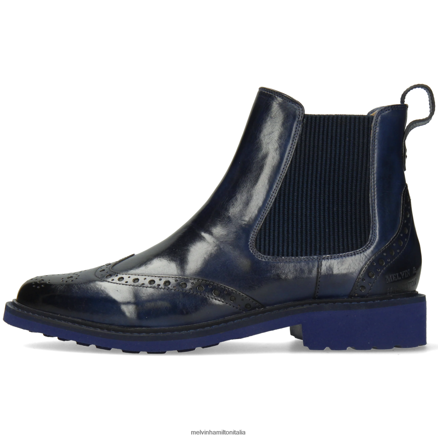 esso Melvin & Hamilton donne Selina 29 blu stivaletti L80P2P846
