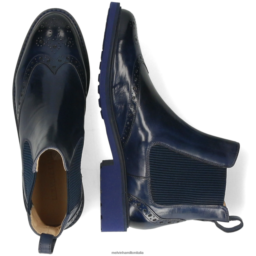 esso Melvin & Hamilton donne Selina 29 blu stivaletti L80P2P846
