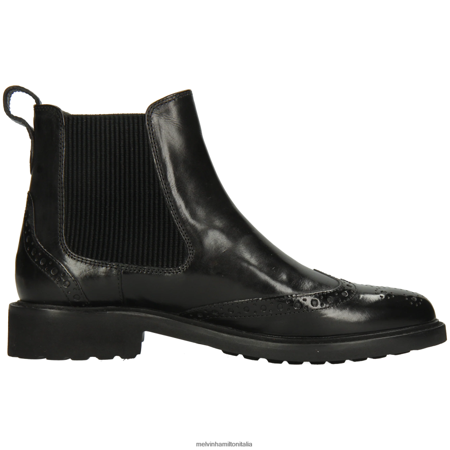 esso Melvin & Hamilton donne Selina 29 nero stivaletti L80P2P789