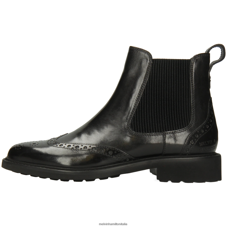 esso Melvin & Hamilton donne Selina 29 nero stivaletti L80P2P789