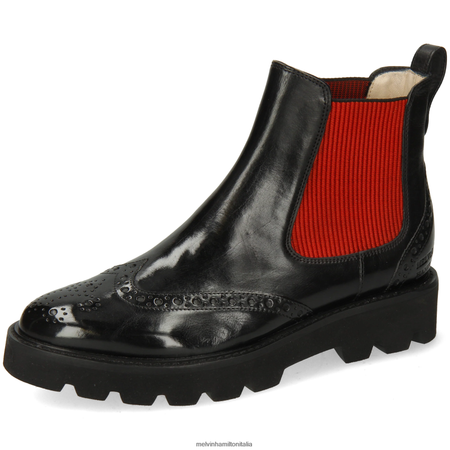 esso Melvin & Hamilton donne Selina 29 nero stivaletti L80P2P906