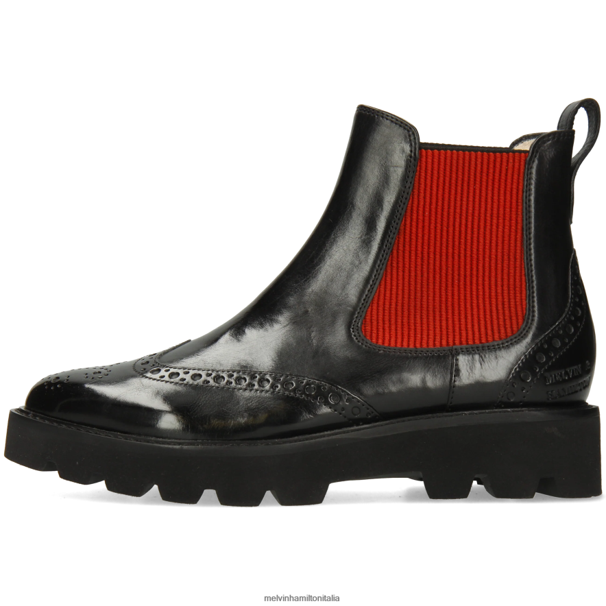 esso Melvin & Hamilton donne Selina 29 nero stivaletti L80P2P906
