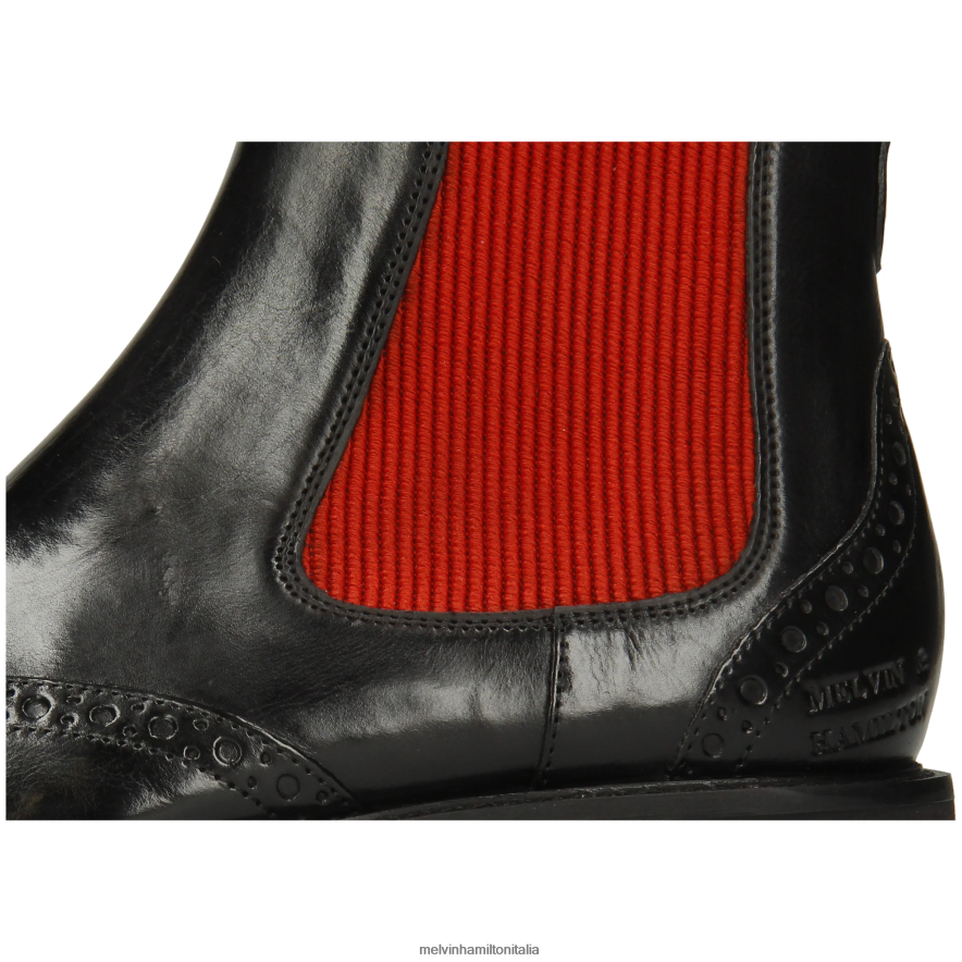 esso Melvin & Hamilton donne Selina 29 nero stivaletti L80P2P906