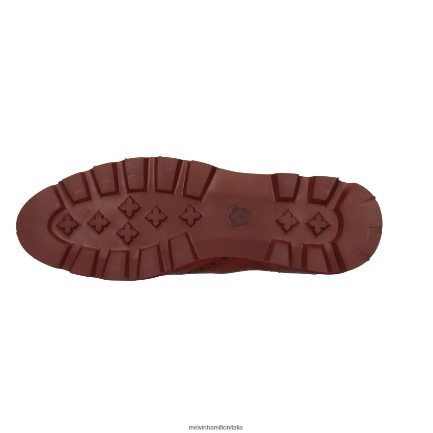 esso Melvin & Hamilton donne Selina 29 rosso stivaletti L80P2P858