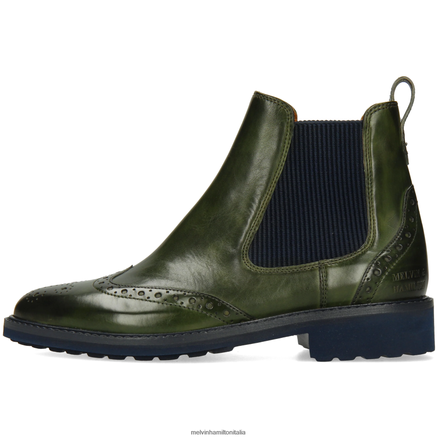 esso Melvin & Hamilton donne Selina 29 verde stivaletti L80P2P794