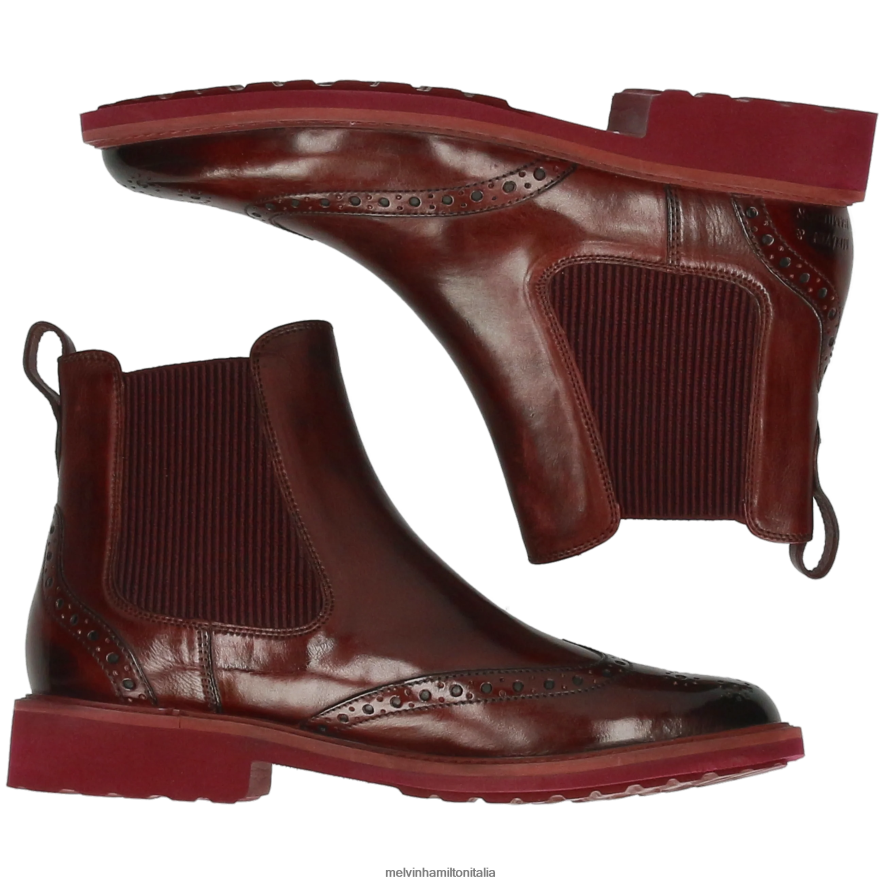 esso Melvin & Hamilton donne Selina 29 viola stivaletti L80P2P962