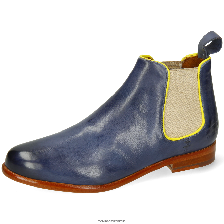 esso Melvin & Hamilton donne Selina 48 blu stivaletti L80P2P902