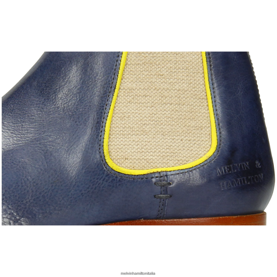 esso Melvin & Hamilton donne Selina 48 blu stivaletti L80P2P902