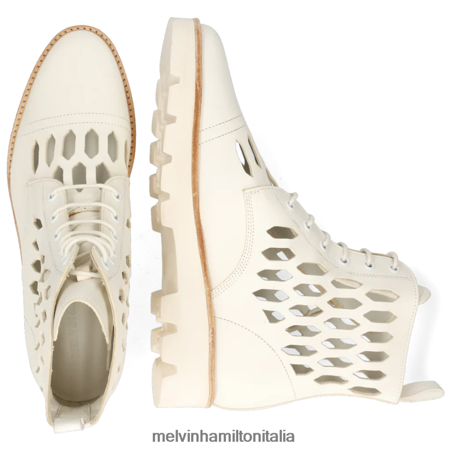 esso Melvin & Hamilton donne Selina 51 bianco stivaletti L80P2P1079